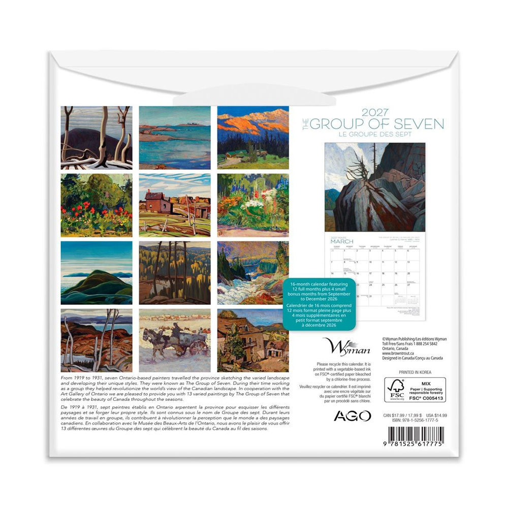 The Group of Seven 2027 Medium Wall Calendar
