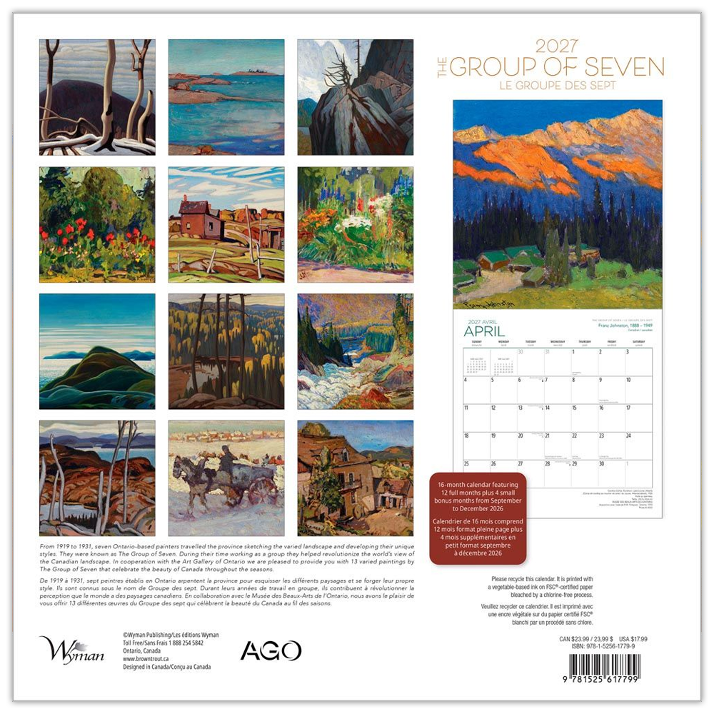 The Group of Seven 2027 Wall Calendar