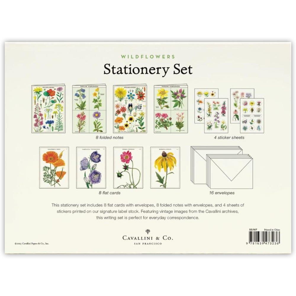 Wildflowers Stationery Set