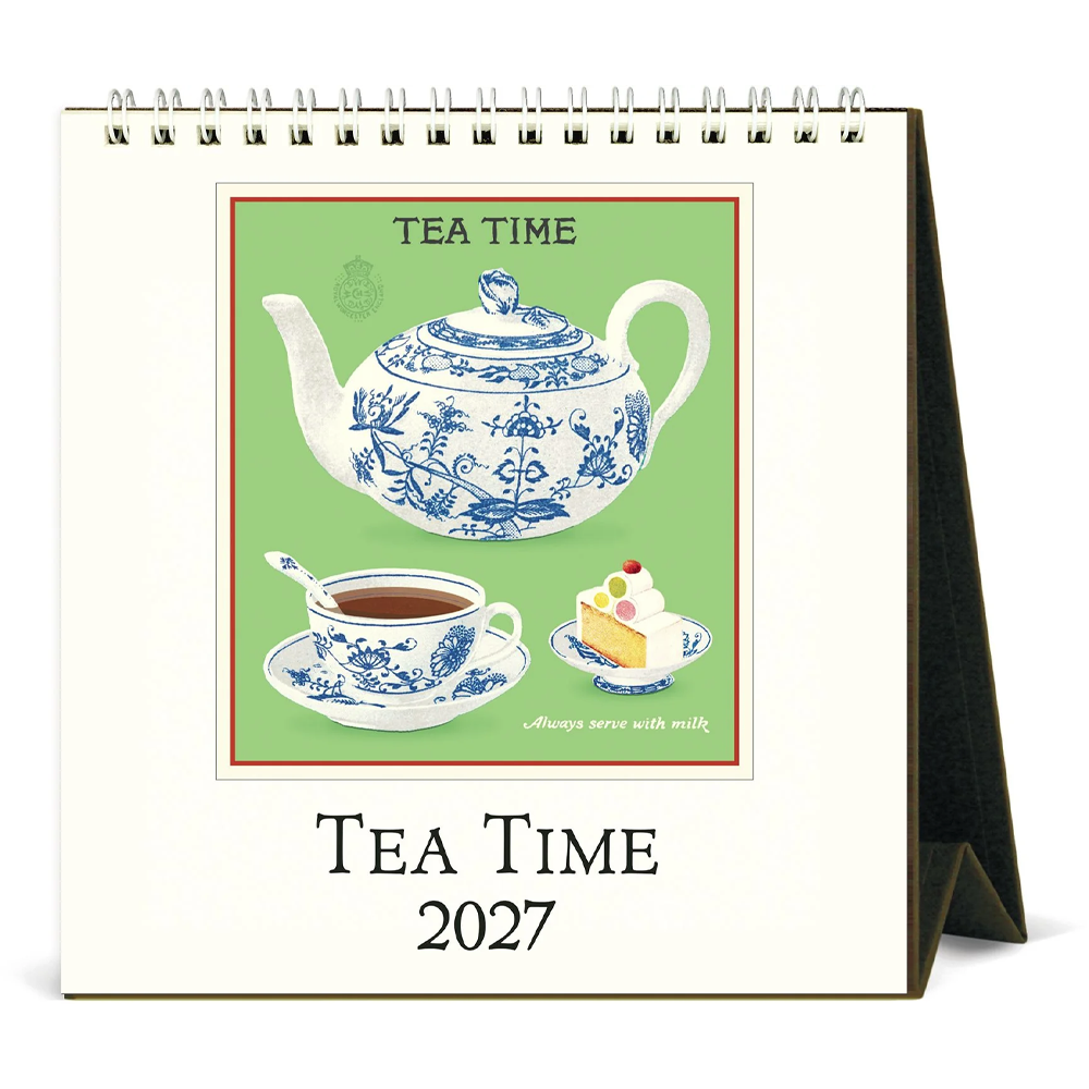 Tea Time 2027 Desk Calendar