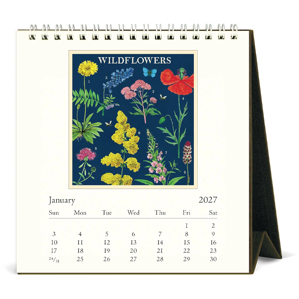 Wildflowers 2027 Desk Calendar