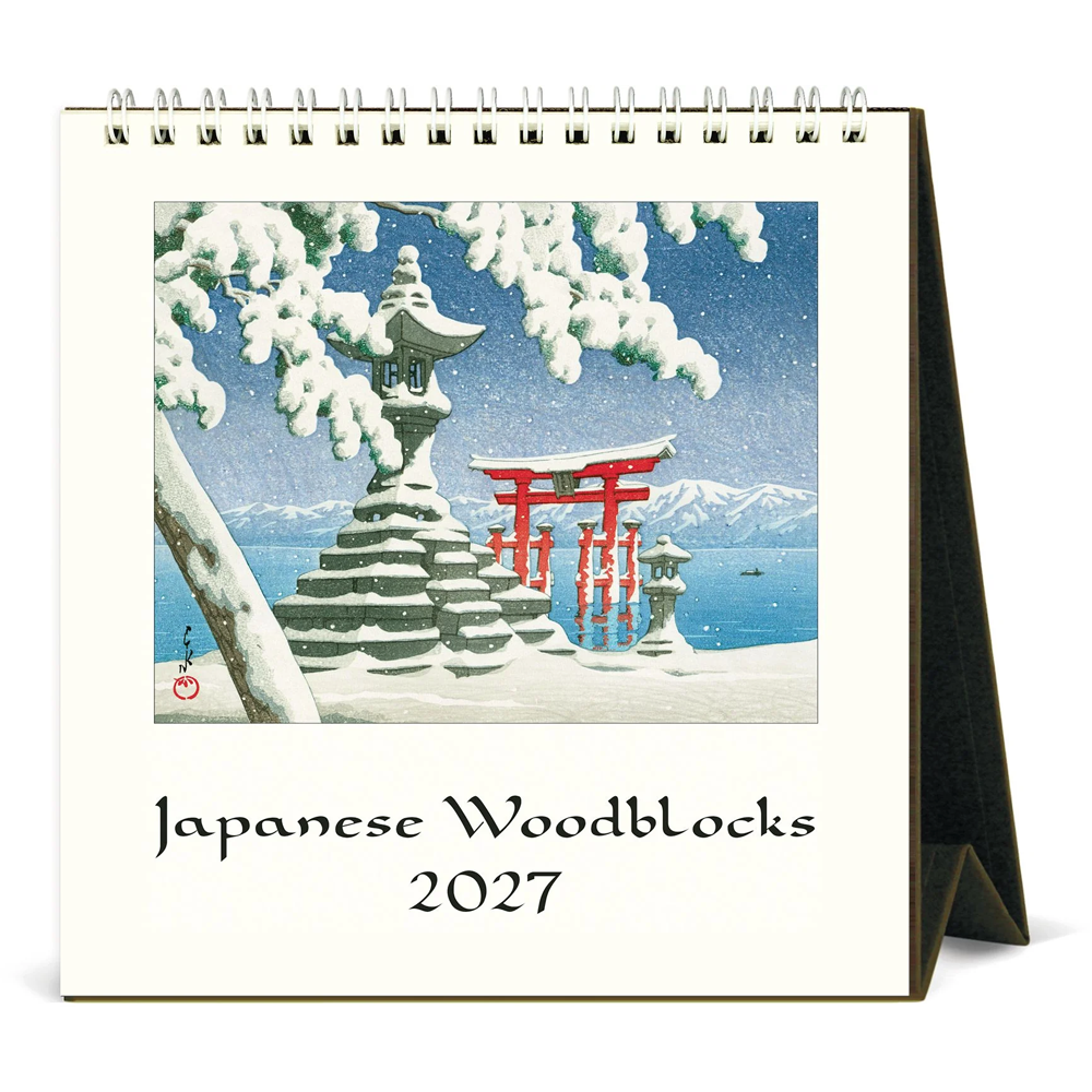 Calendrier de bureau 2027 Estampes japonaises