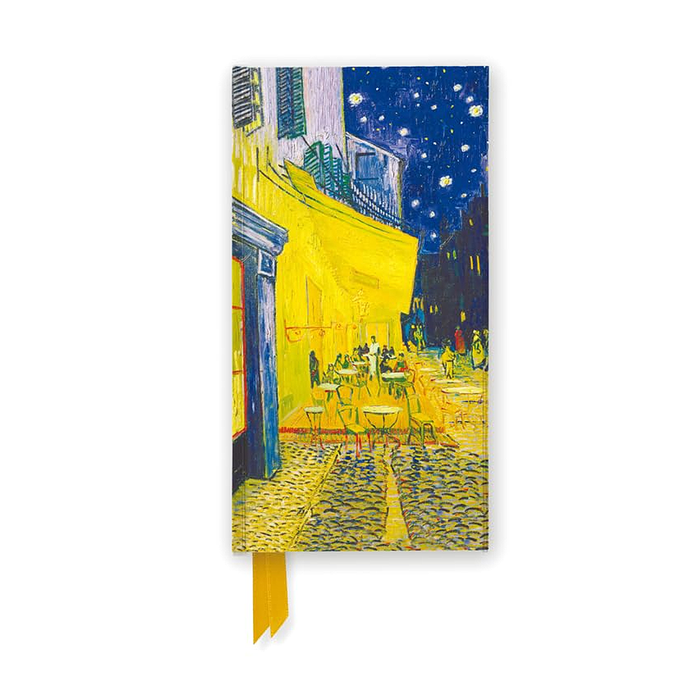 Terrace of a Café at Night Slimline Journal