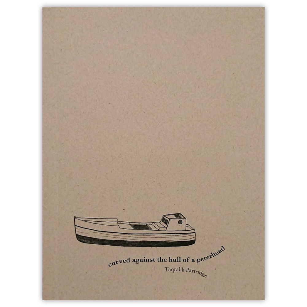 curved against the hull of a peterhead (English)