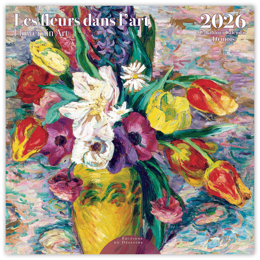 Flowers in Art 2026 Wall Calendar