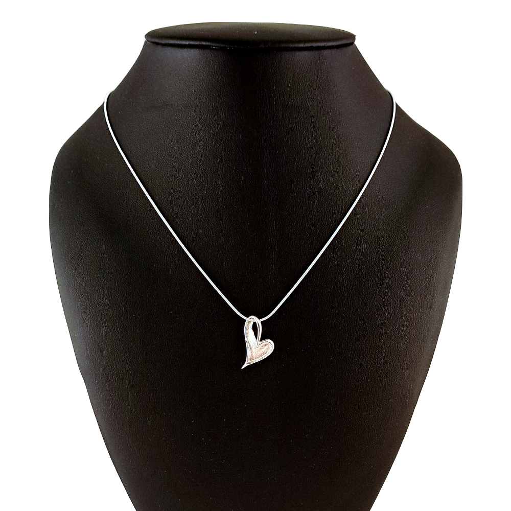 Pendentif cœur avec chaîne