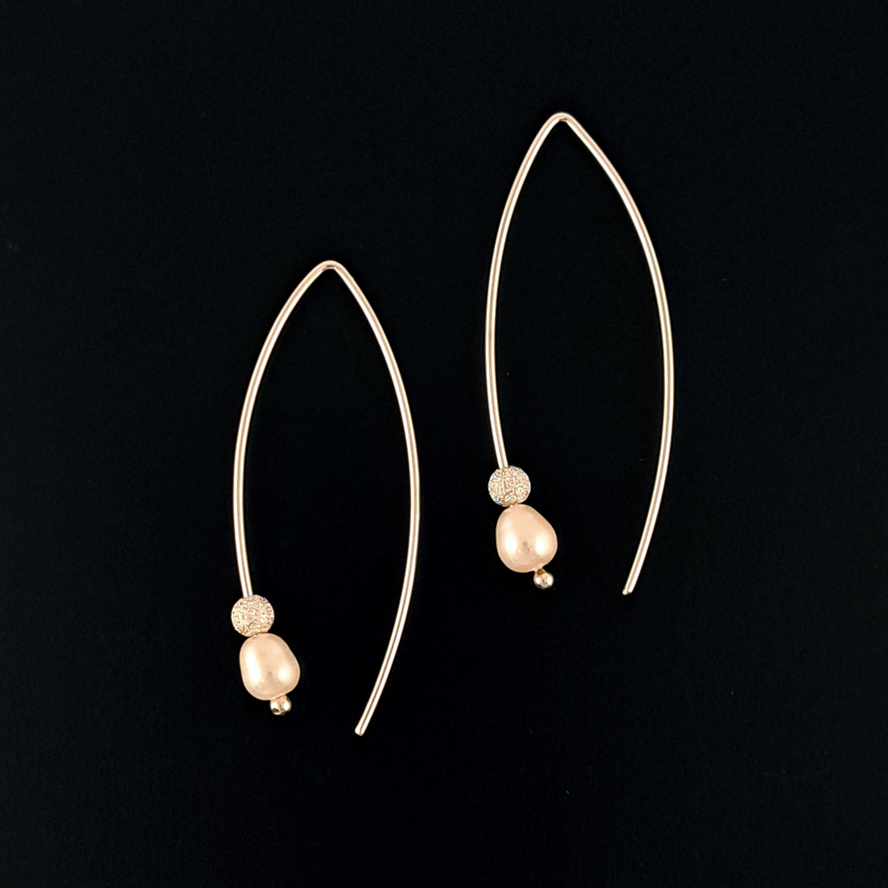 Boucles d'oreilles Perle pendante