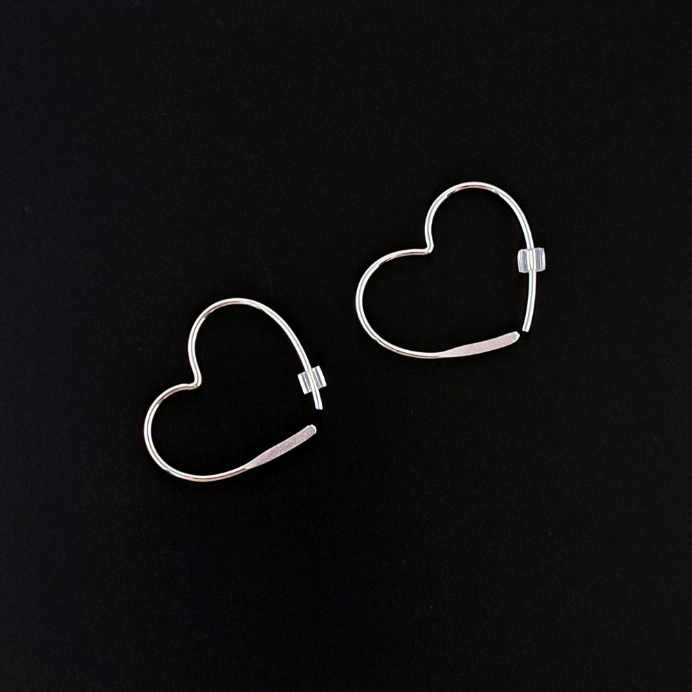 Boucles d'oreilles Cœur