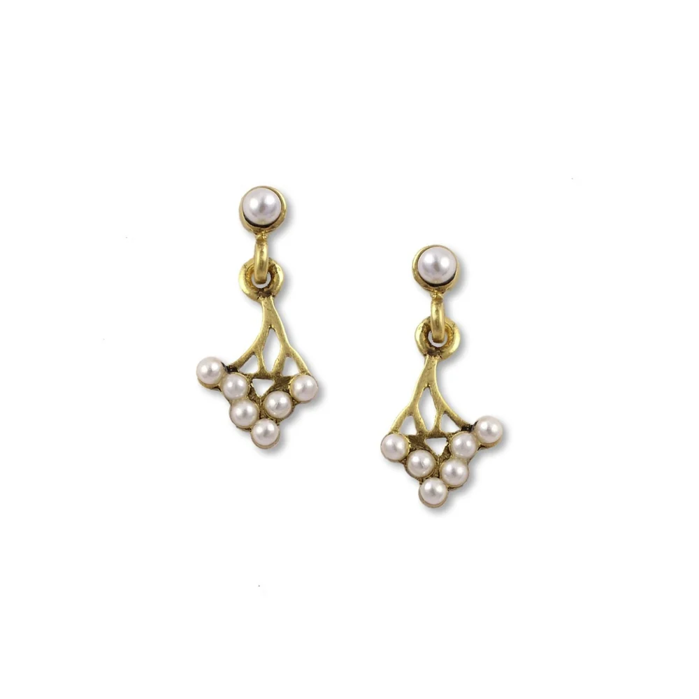 Art Nouveau Spray Earrings