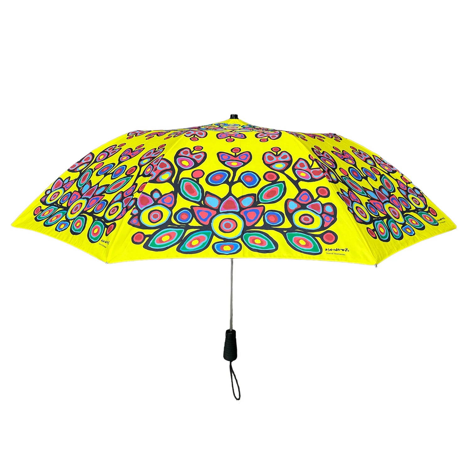 Floral on Yellow Umbrella