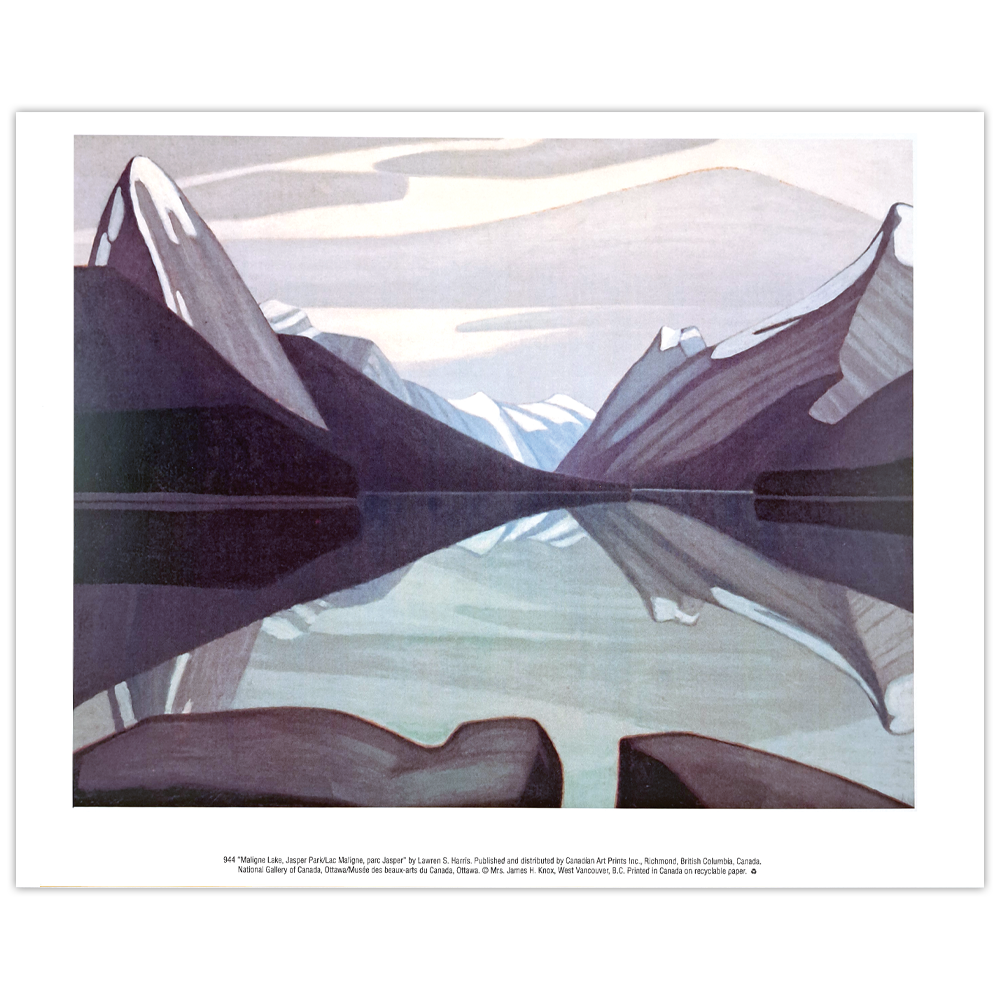 Maligne Lake, Jasper Park Small Poster