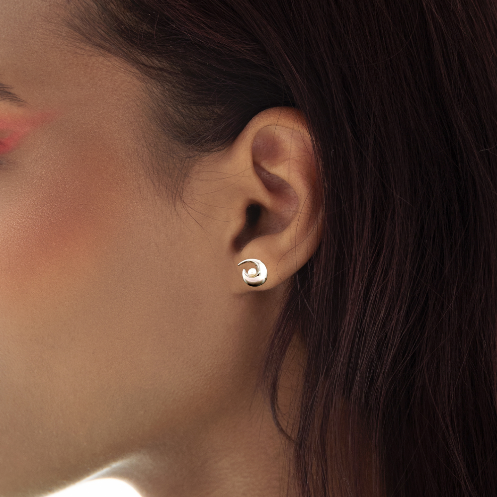 Boucles d'oreilles Demi-lune