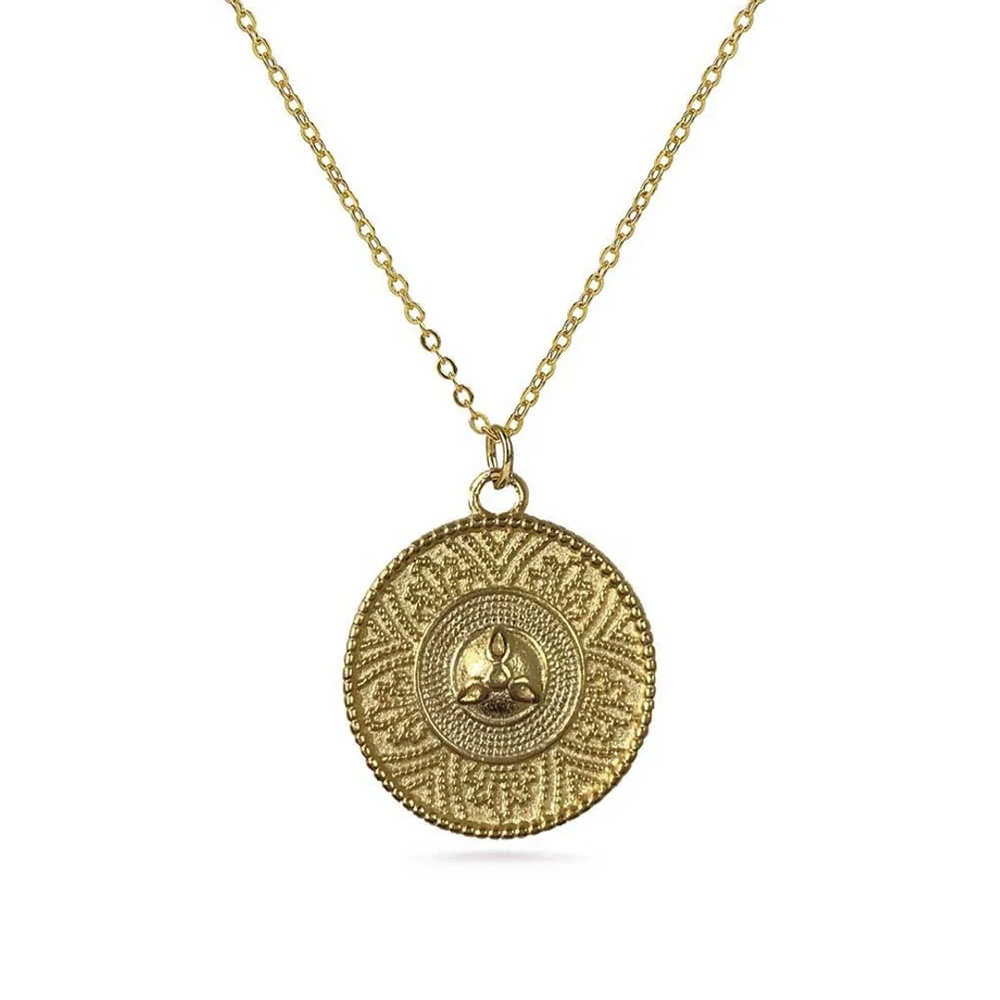 Etruscan Revival Pendant with Chain