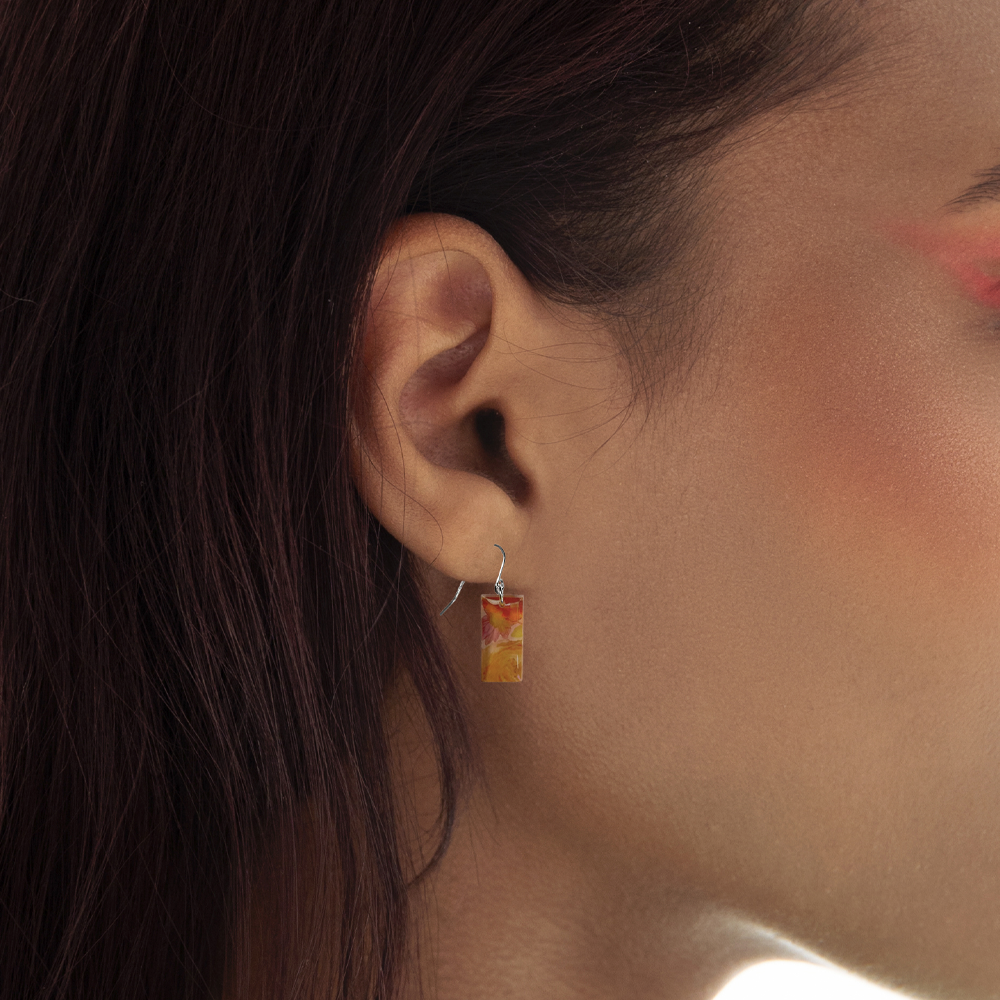 Boucles d'oreilles Papier peint (petit)