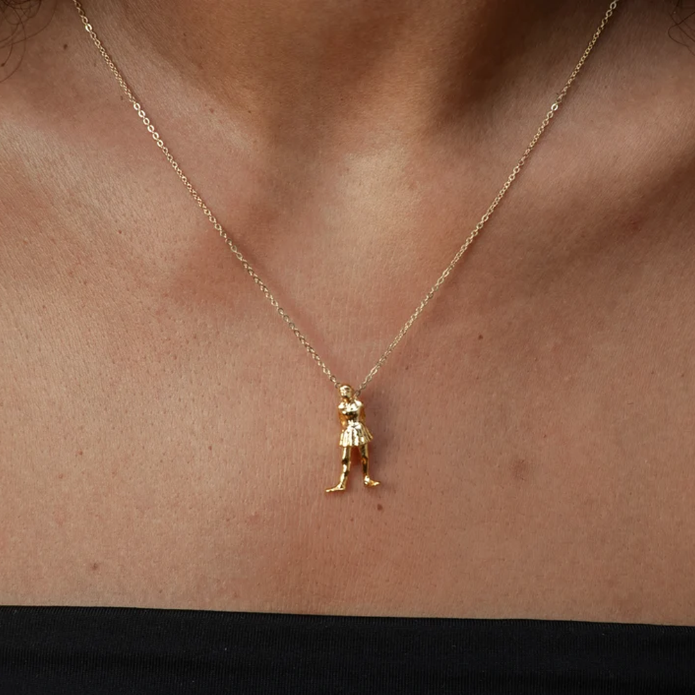 Small Dancer Pendant with Chain