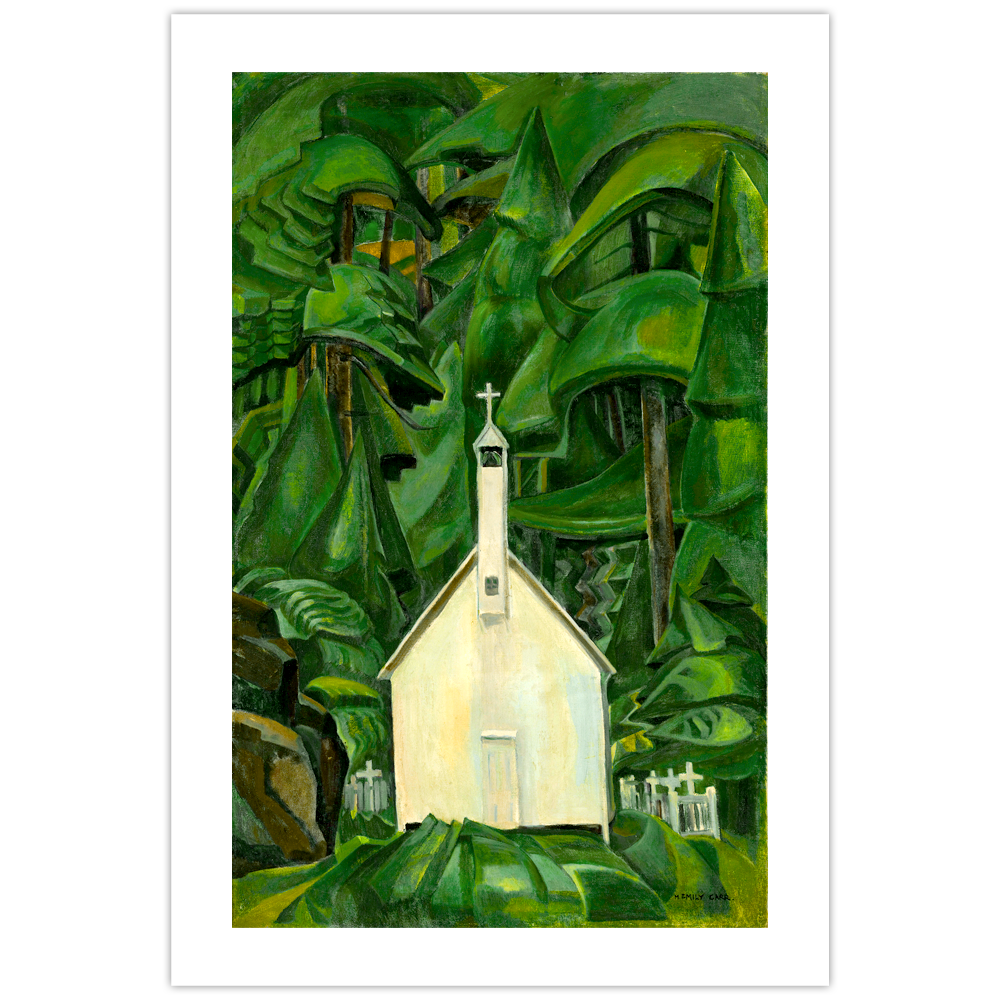 Church in Yuquot Village Poster