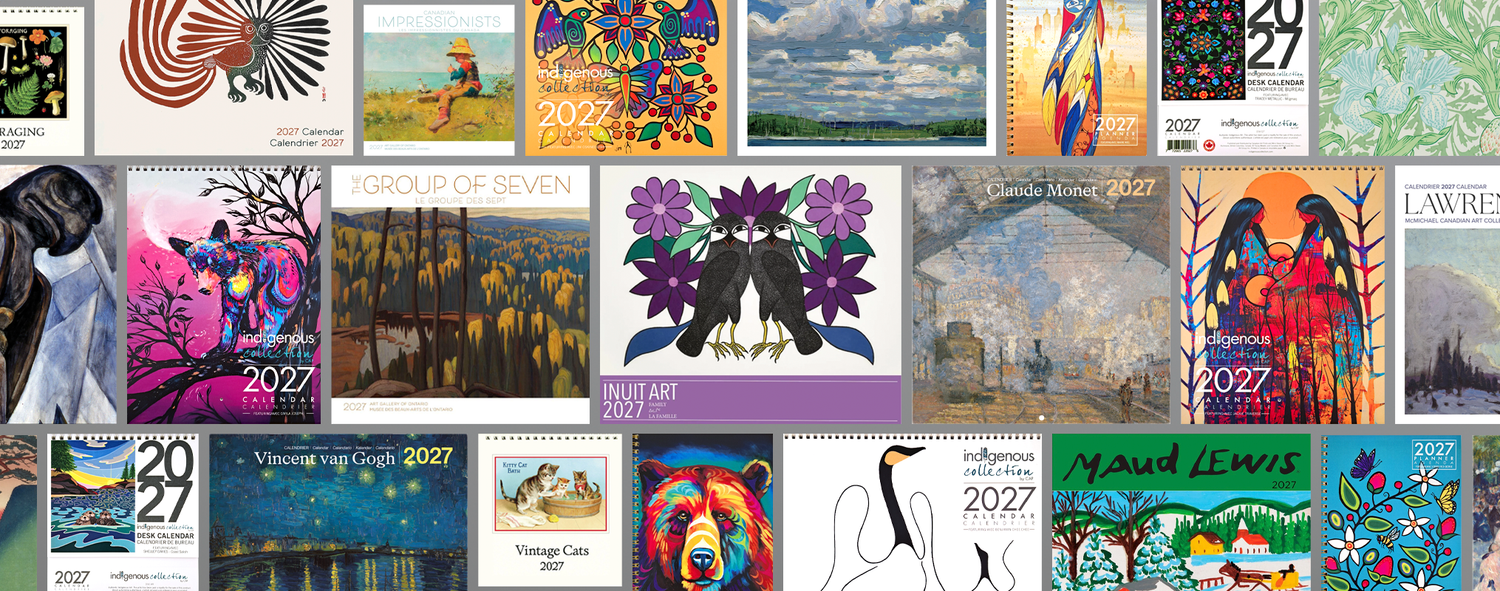 A collage of 2027 calendars arranged in a grid