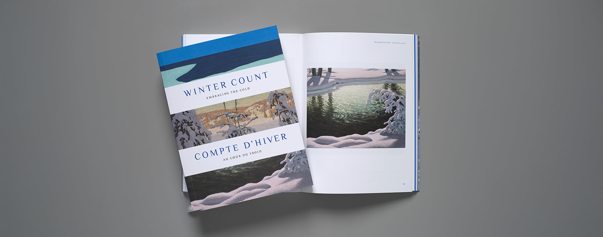 Catalogue pour Compte d’hiver : au cœur du froid. Bilingue